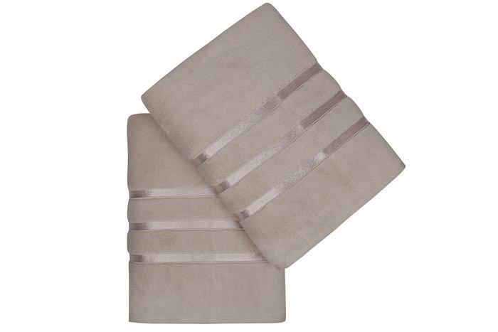 Mijölnir Dolce Juego de Toallas de Baño Marrón Claro Mijölnir Dolce Juego de Toallas de Baño Marrón Claro